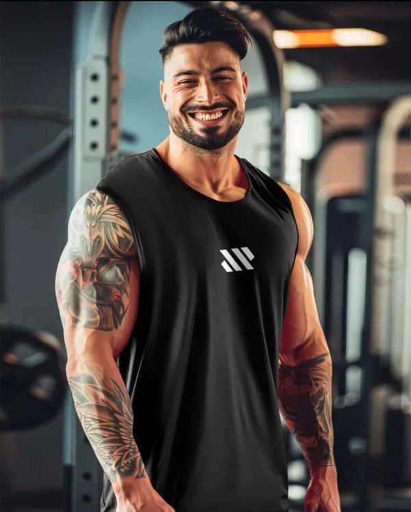 Camiseta manda corta para ellos (negra)